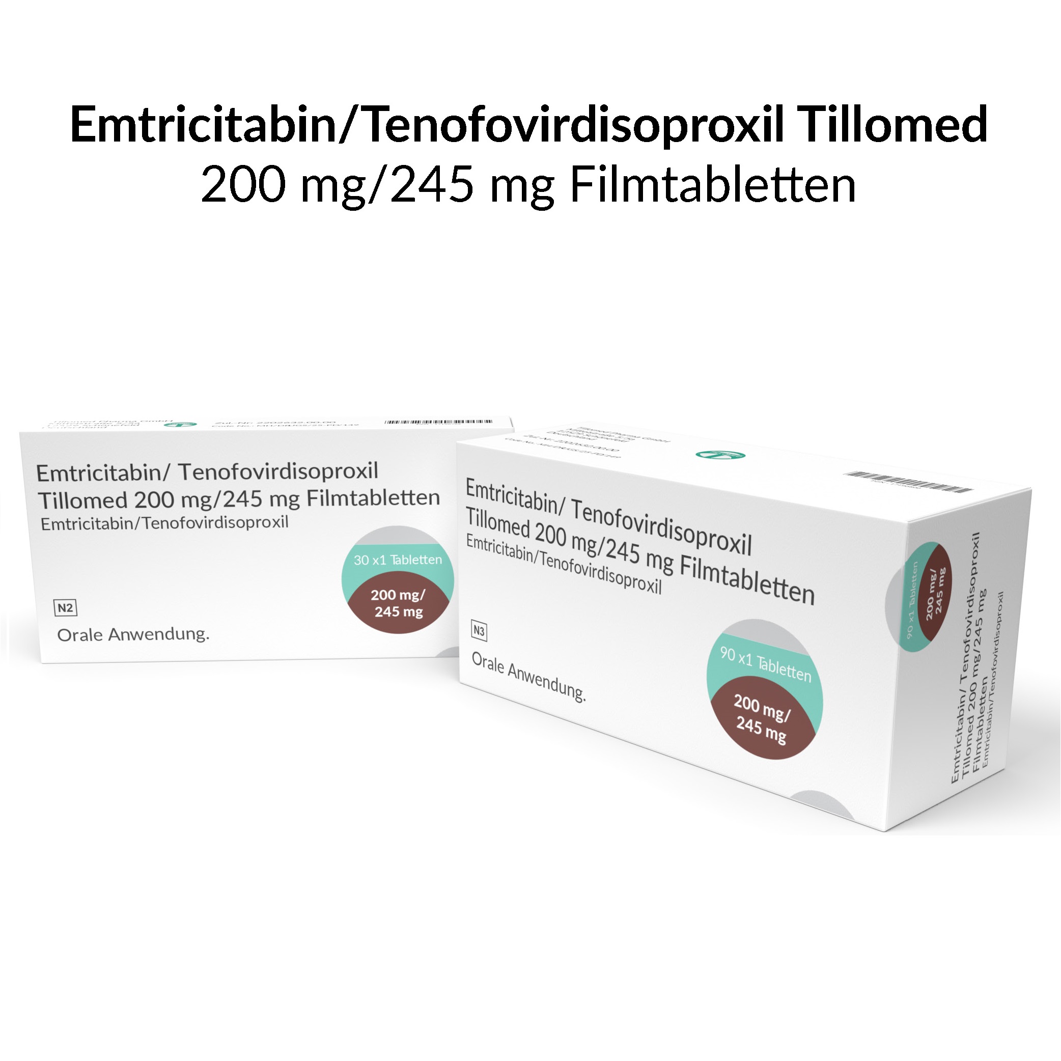 Emtricitabin-Tenofovirdisoproxil Till200mg245mg Filmtabletten